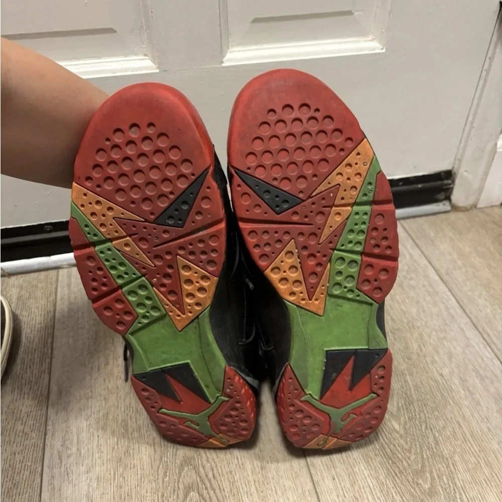 Size 11 - Nike Air Jordan 7 Retro Marvin The Martian 2015 Black Red Purple Green
